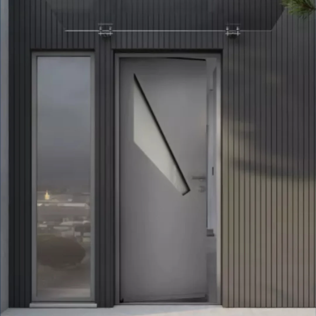 Porte d'entrée semi-vitrée design Lorraine